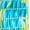 Lime Grass, variant on Blue Dolphin Triangle Bikini Swim Top, Women's XXS-XXL