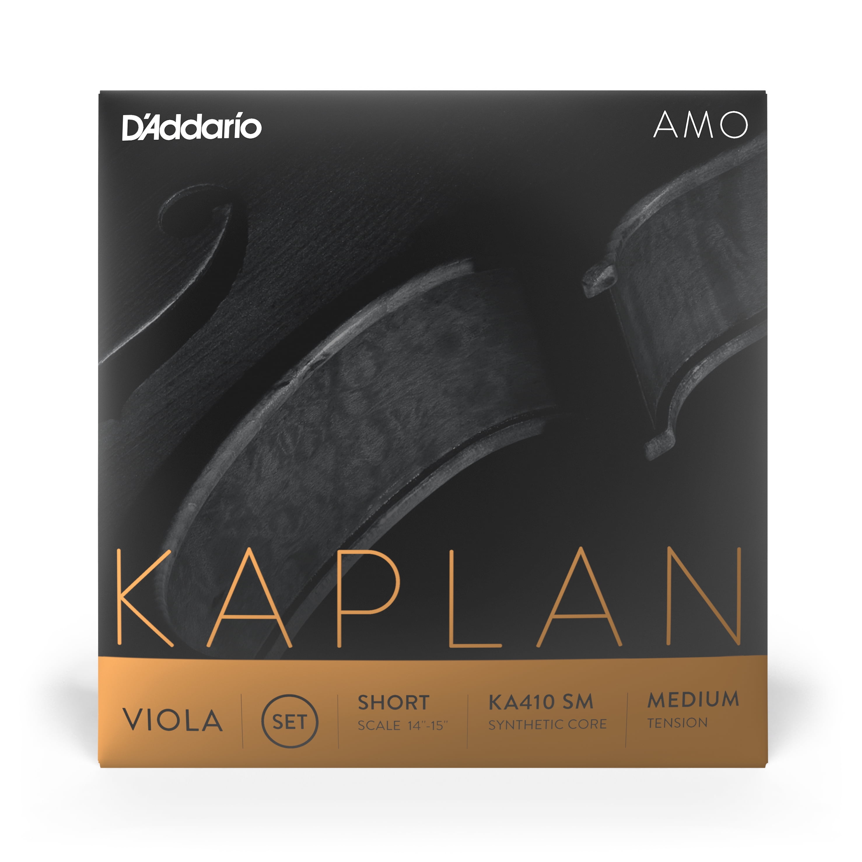 D'Addario Kaplan Amo Series Viola String Set 14 in., Medium