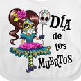 thumbnail image 4 of Inktastic Día De Los Muertos Girl Boys or Girls Baby Bib, 4 of 4