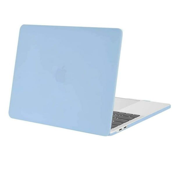 Mosiso Macbook Pro 13 Inch Case 19 18 17 16 Release 251 2 159 A19 A1706 A1708 Plastic Hard Shell Case For Macbook Pro 13 With Without Touch Bar Airy Blue Walmart Com Walmart Com