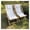 2pcs, variant on Wooden Patio Lounge Chair Beach Sling Chairs Portable Reclining Beach Chair Solid Wood Frame with Canvas,Folding Camping Chairs Deck Chair for Garden