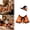 C, variant on Halloween Cat Witch with Adjustable Cloak, Black and Purple Wizard Cape with Pumpkin Ornament and Hat for Medium Large Cats, Pet Apparel and Accessories