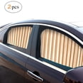 thumbnail image 1 of Protection Solaire pour la Voiture, Rideau Magnétique pour Protection Uv, Protection contre la Chaleur, Or, 1 of 6