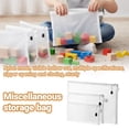 thumbnail image 2 of Portable Mesh Storage Box for Small Items, White Durable Zipper Pouch in S/M/L Sizes, Modular Partitioning for Wires, Screws, Tools & Accessories, 2 of 8
