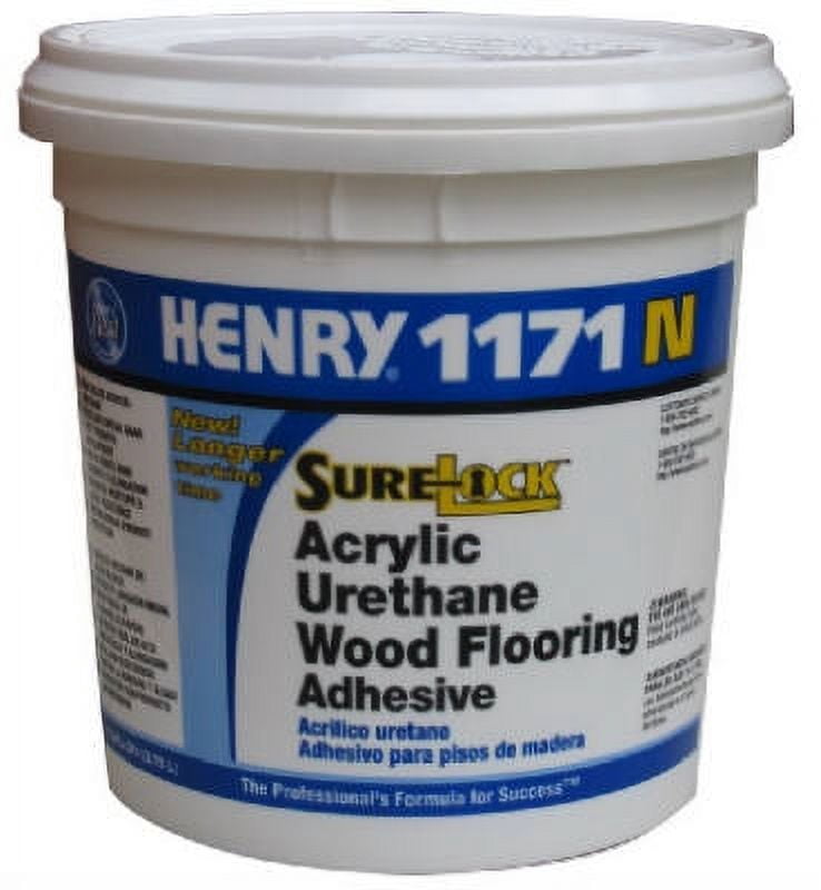 WW Henry 12235 No. 1171N Acrylic Urethane Wood Flooring Adhesive- 1 Gallon