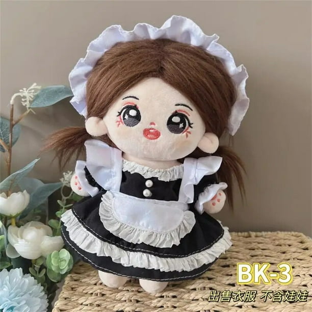 Sanrio Cinnamoroll Kuromi-ropa de muñeca de algodón de 20Cm, My Melody Pom Purin Lolita, muñeco de peluche, ropa de muñeca, falda, regalo para niños