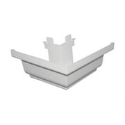 Repla K 5 In. Vinyl White Gutter Outside Corner AW103BK