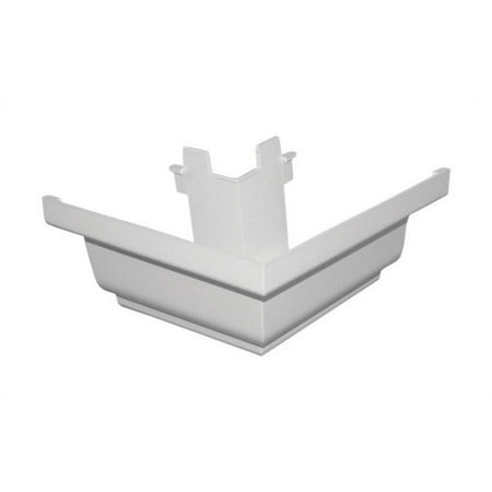 Repla K 5 In. Vinyl White Gutter Outside Corner AW103BK