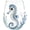#04, variant on Artisanal Blue Ringed Octopus Glassware, 3D Ocean Octopus Drinking Glass with Sculpted Tentacles, Handcrafted Borosilicate Tumbler for Cocktails and Beverages, Coastal Home Decor (#01)