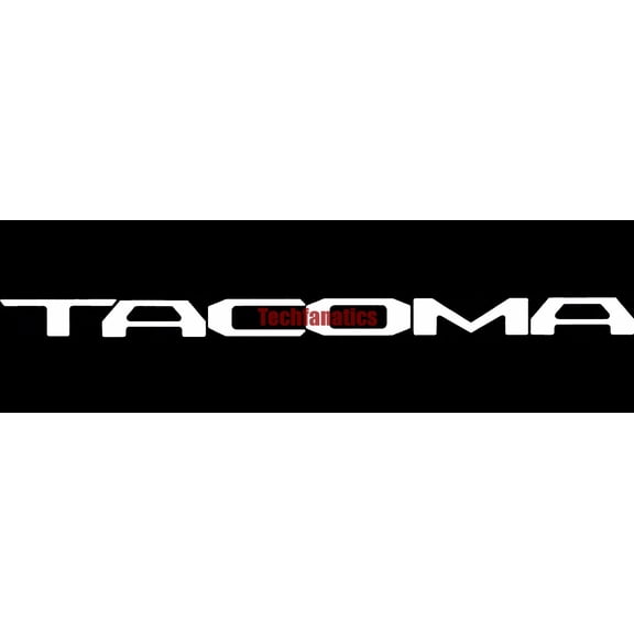 WHITE 2016 Toyota Tacoma Tailgate Insert Letters Decal Vinyl Stickers Decals