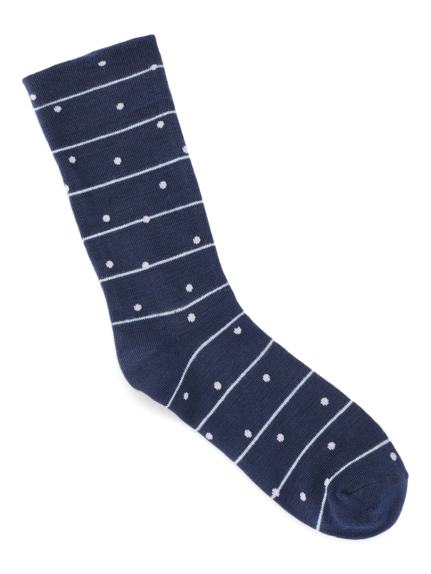 Joyspun Women's Essentials Crew Dress Socks, 6-Pack, Fits Shoe Sizes 4-10