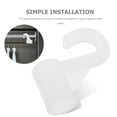 thumbnail image 2 of LOLIPPYY 10Pcs Heavy Duty Closet Rod Hooks White Plastic Multipurpose Hanging Hooks for Clothes, 2 of 6