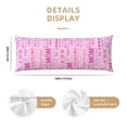 thumbnail image 3 of Balery Best Mom ever Funda Protectora para Almohada Corporal de Algodón Hipoalergénico con Cierre(55 x 21 pulgadas), Almohadas No Incluidas, 3 of 7