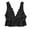 Black, variant on Lolmot Women Lace Floral Bra Deep V Plus Size Bralette Wire Free Bustier Everyday Bra Long Line Plunge Bralette
