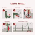 thumbnail image 5 of SEWANTA Christmas Light Yard Stakes 8.5' Tall Outdoor Light Stakes with Universal Christmas Pathway Lights (100 Pack), 5 of 5