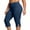 Navy, variant on OGLCCG Women Capri Pants Plus Size Stretch Knee Length Leggings with Pockets Comfy Slim Fit Elastic Waist Casual Summer Ladies Pull On Capris,XXXXXL,Red