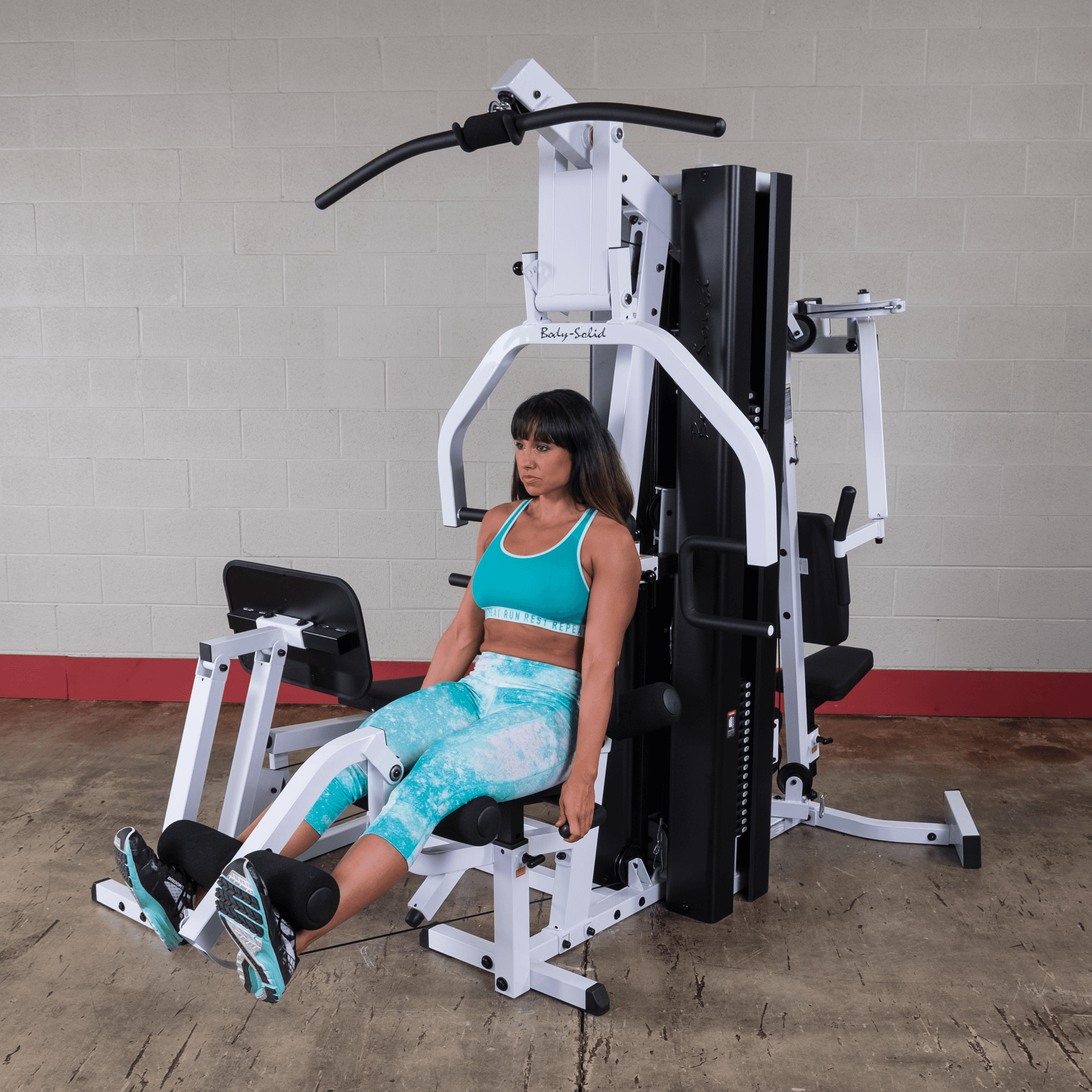 Body Solid EXM3000LPS Commercial Double Stack Gym - 3 Station - Walmart.com