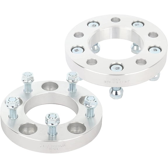 SCITOO 2Pcs 5x5 Wheel Spacers 1 inch Thread Pitch 1/2 Hub Bore 87.1mm 5 Lug Wheel Spacers Fit for Wrangler for Grand Cherokee Commander