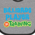 thumbnail image 4 of Inktastic Billiards Player in Training Boys or Girls Baby Bib, 4 of 4