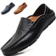 thumbnail image 2 of Zapatos de hombre de piel de vaca, zapatos casuales de cuero para hombre, zapatos individuales británicos, zapatos casuales, zapatos de moda para hombre, 2 of 6