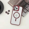 thumbnail image 3 of TECH CIRCLE for iPhone 15 Pro Case, Military Grade Drop Protection Compatible with MagSafe Stash Stand Camera Lens Protector Magnetic Phone Case for Apple iPhone 15 Pro 6.1" 2023,Winered, 3 of 9