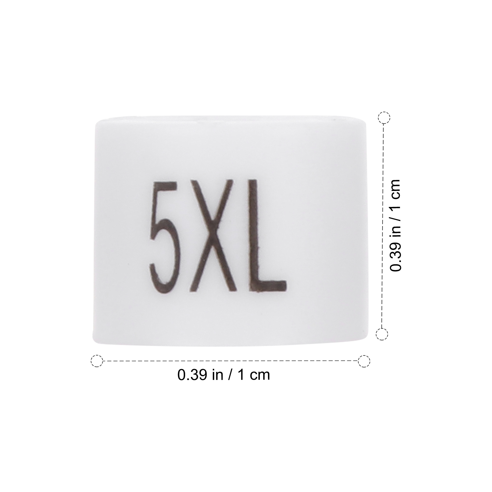 Etereauty 100Pcs Plastic Clothes Hanger Size Markers ColorCoding