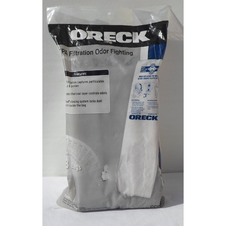 30-Pack HEPA Vacuum Bags - Style CC Cloth Bags For Oreck XL, Classic, Elevate & More, Hypoallergenic