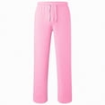 thumbnail image 5 of TAmten Boy Pants Size 10-12 Boys Baggy Sweatpants Open Bottom Straight Wide Leg Athletic Joggers Casual Drawstring Elastic Waist Sweat Pants with Pockets(Pink,7-8 Years), 5 of 5