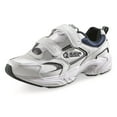 thumbnail image 2 of Guide Gear Men's Hook-and-loop Walking Shoes White/Navy 11.5D   (Medium), 2 of 7