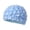 Blue - 18X20cm, variant on Elegant Floral Brocade Swim Cap Comfortable Waterproof Swimming Hat Soft Lightweight Pool Bathing Cap for Women Long Short Hair Pink