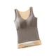 thumbnail image 2 of Guardurnaity Chaleco térmico de terciopelo para mujer, ropa interior acolchada sin mangas para clima frío, Top básico, ropa cómoda desmontable Ropa interior Gris oscuro, 2 of 6