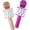 Rose Gold+Purple, variant on BONAOK 2 Pack Kids Karaoke Microphone,Wireless Bluetooth Karaoke Microphone for Singing, Portable Handheld Mic Speaker Machine,Birthday Gifts Toys for Girls Boys Teens(Blue & Purple)
