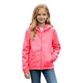 thumbnail image 5 of Kids Boys Girls Hoodie Jacket 2 Pack Hooded Lightweight Windbreaker Jackets Full Zip Outerwear Waterproo𝐟 Uniform Trench Coat, 5 of 8