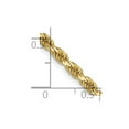 thumbnail image 2 of Leslie's 10K 3mm Diamond-Cut Rope Chain, 2 of 2
