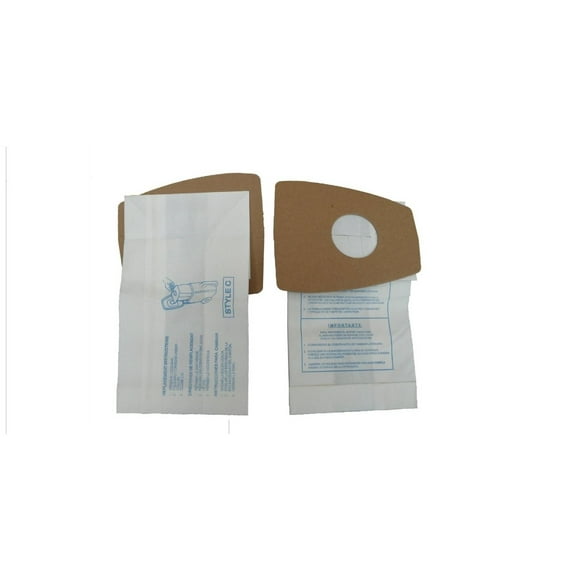 3 Eureka Style C Premium American Made Mighty Mite Canister Vacuum Bags, 3pk. Fits Eureka Type C Part 52318, 52318-12, 57697-12 Filteraire, 54921-10, 54021-10
