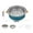 Blue#3, variant on Portable Charcoal Grill for Outdoor Barbecue Camping Grill with Iron Construction Small BBQ Grill for Backyard Camping Park Beach Round Grill Net for Cooking Steak Fish Hot Dogs Easy Clean Blue