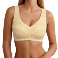 thumbnail image 4 of Women's Printed Wirefree Racerback Bra Plus Size Seamless Comfort Full Coverage Bras, 4 of 4