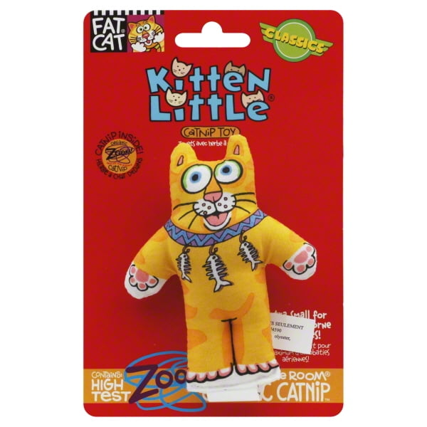 Fat Cat Classic Kitten Little Plush Cat Toy