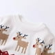 thumbnail image 3 of Sudadera navideña para niños, ropa para niños, camisa de manga larga, suéter de punto, cárdigan, disfraz navideño, mono de nieve para bebés pequeños, tops de ciervos para primavera,, 3 of 5