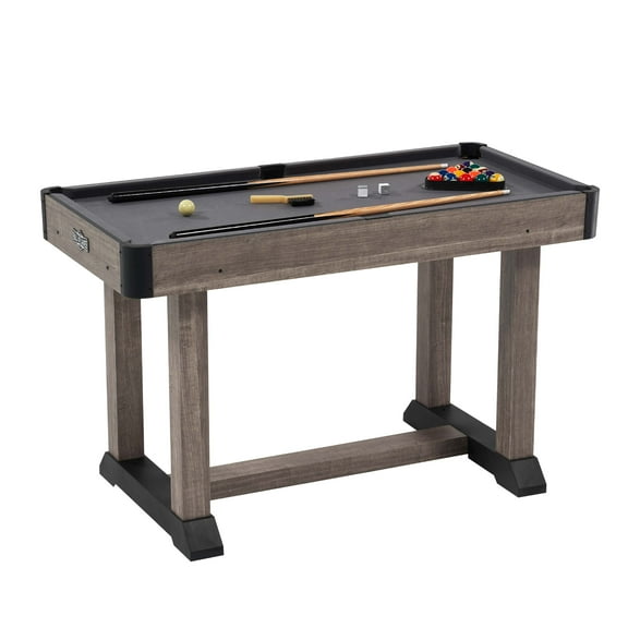 48" Charleston Pool Table, Drop Pocket with Accessories by Hall of Games