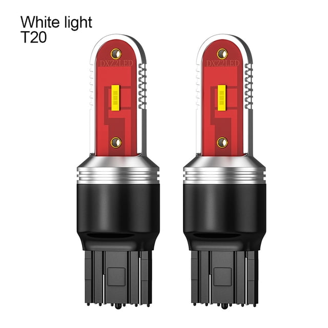 Kenally 2 uds 30W LED 1156/1157 bombillas LED luces de señal de coche 12/24V 1200Lm lámpara de freno 1860 Chip 6500K T20/T25 accesorio de iluminación Bombillas para automóviles luz blanca tipo 3 Kenally VI000921-03