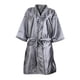 thumbnail image 5 of Albornoz ligero informal de lujo suave con bolsillo para clientes peluquero peluquería duradera Gris jinwen bata de salón, 5 of 8