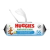 Huggies Natural Care Cucumber, Aloe and Vitamin E Baby Wipes, Scented, 1 Flip-Top Pack, 56 Total Ct (Select for More)