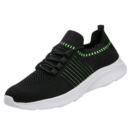 XDDST Men Sneakers Men Shoes Summer Lightweight Breathable Lace Up Casual Shoes Sneakers Casual Running Shoes