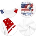 thumbnail image 4 of CCRFTGI American Flag Shirts for Kids Girls Boys Size 7 Patriotic 4th Of July Cute Tops 250th Anniversary Flag Outfits July 4th Celebration Summer Shirts 1776 T-Shirts Dark Blue 11-12 Years, 4 of 5
