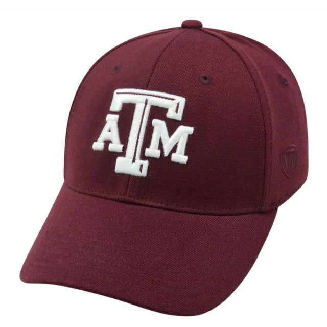 Texas A&M Brand New Classic Style Adjustable Dad Hat Baseball Cap(One-Sized), Official Aggies Logo/Colors, Embroidered Logo