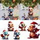 thumbnail image 2 of New Cartoon Dinosaur Figures Christmas Ornament 2D Acrylic Cute Christmas Tree Decoration Pendant for Home Office Decoration, 2 of 5