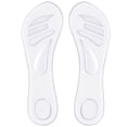 thumbnail image 2 of Almohadilla de punto de soporte de arco de gel suave para mujer | Plantilla metatarsiana autoadhesiva | Tamaño ajustable | Cojín amortiguador | Media plantilla antideslizante | TPU transparente | 1, 2 of 6
