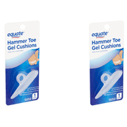 (2 pack) (2 pack) Equate Hammer Toe Gel Cushions