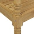 thumbnail image 5 of vidaXL Garden Chair Set of 2 Brown Teak wood Standard Durable, 5 of 5